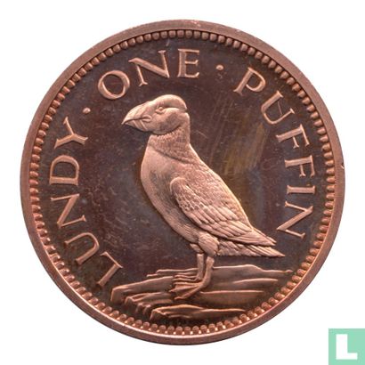 Lundy 1 Puffin 1965 (Bronze - Proof) - Afbeelding 1