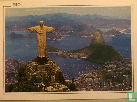 Rio de Janeiro: Vue aérienne: Cristo Redentor e Baia de Guanabara