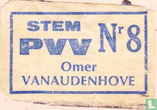 Stem PVV Omer Vanaudenhove