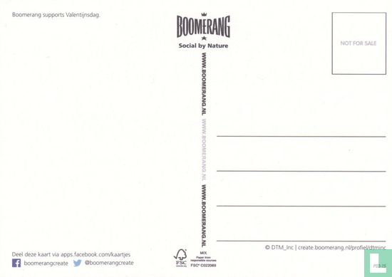 B150020 - Boomerang supports Valentijnsdag "Je bevindt je hier" - Image 2
