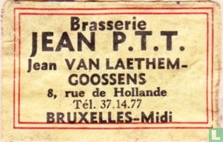 Jean P.T.T. - Jean Van Laethem-Goossens