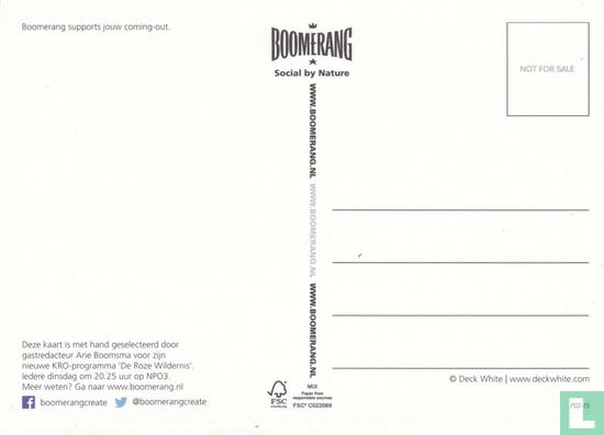 B150014 - Boomerang supports jouw coming-out "Tarzan loves Jan" - Image 2
