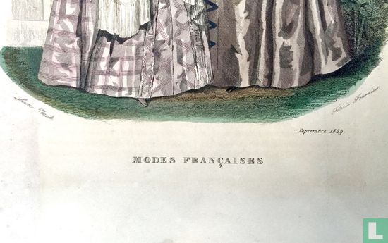 Deux femmes au jardin - Septembre 1849 - Afbeelding 2