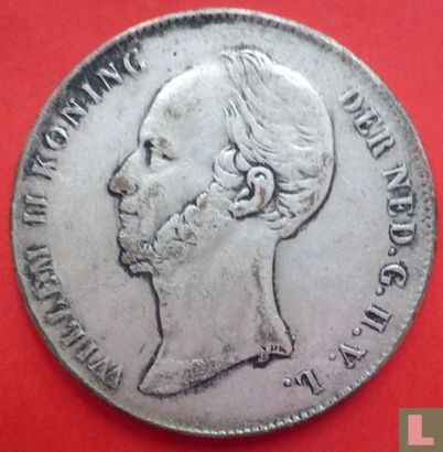 2.5 Gulden 1849 - Image 2