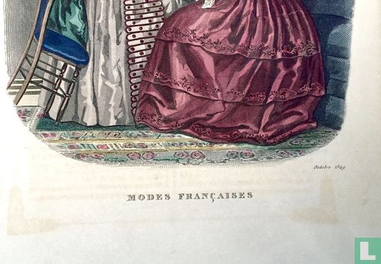 Deux femmes au salon - Octobre 1849 - Image 2