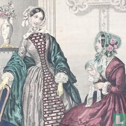 Deux femmes au salon - Octobre 1849 - Image 3