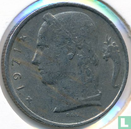 Belgium 5 francs 1971 (NLD) - Image 1