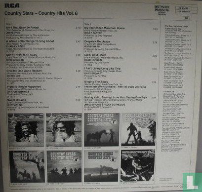 Country Stars - Country Hits Vol. 6 - Afbeelding 2