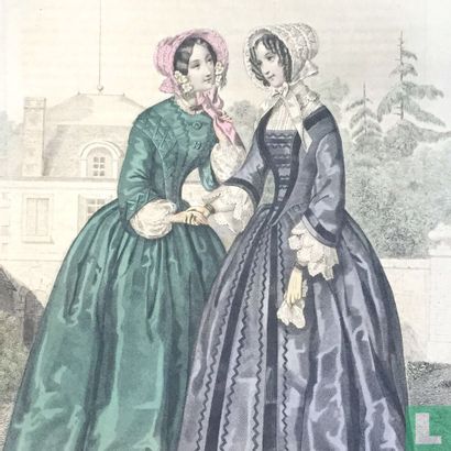 Deux femmes serrant la main - Octobre 1850 - Image 3