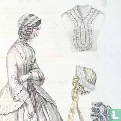 Une femme et chapeaux - Novembre 1850 - Image 3