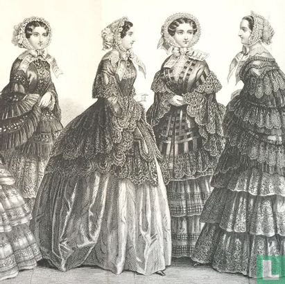 Étoffes pour robes et confections nouvelles pour le Printemps de 1854 - Image 3