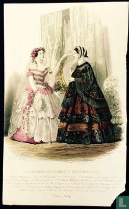 Modes d'Alexandrine; Deux femmes au salon (1850-1853) - 380 - Image 1