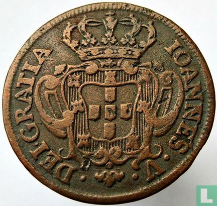 Portugal 10 réis 1743 - Image 2