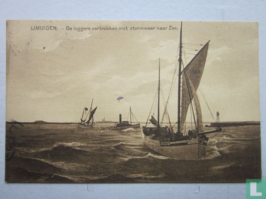 De loggers vertrekken met stormweer naar zee - Image 1