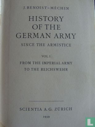 From the Imperial Army to the Reichswehr - Bild 3