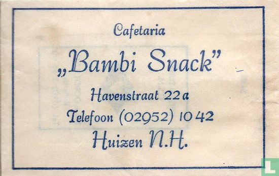 Cafetaria "Bambi Snack" - Afbeelding 1