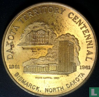USA  Dakota Centennial  half dollar 1961 - Image 1