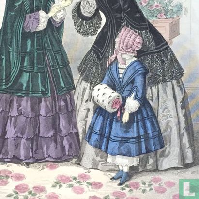 Deux femmes et une fille- Decembre 1850 - Afbeelding 3