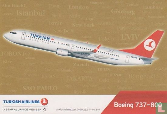 Boeing 737-800 Turkish airlines - Afbeelding 1