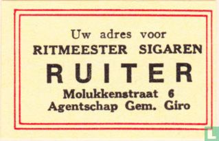 Ritmeester sigaren Ruiter