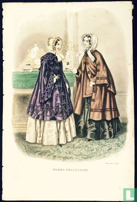 Deux femmes prêt à sortir - Novembre 1850 - Afbeelding 1