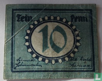 Neumünster 10 Pfennig 1920 - Afbeelding 1