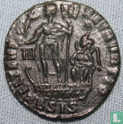Romeinse Rijk Siscia AE2 Constantius Gallus 351-355 n. Chr. - Afbeelding 2