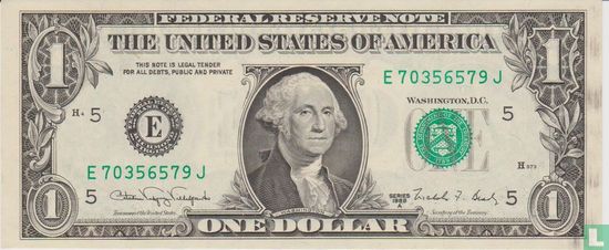 United States 1 dollar 1988 E - Image 1
