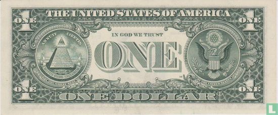 United States 1 dollar 1988 E - Image 2