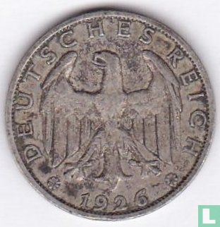 Empire allemand 1 reichsmark 1926 (A) - Image 1