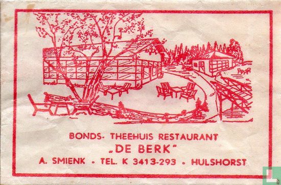 Bonds Theehuis Restaurant "De Berk" - Afbeelding 1