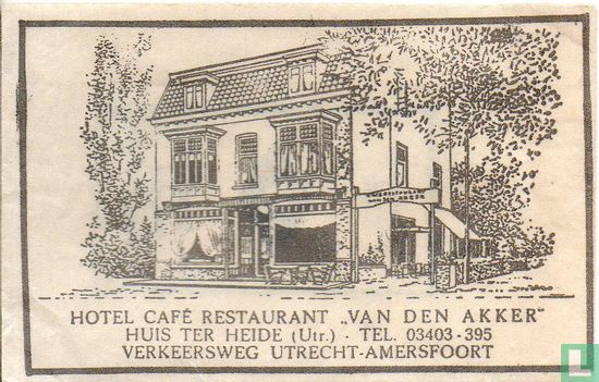Hotel Café Restaurant "Van den Akker" - Image 1