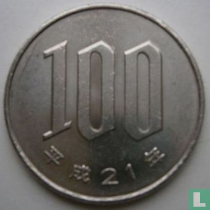 Japan 100 yen 2009 (jaar 21) - Afbeelding 1