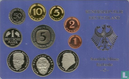 Duitsland jaarset 1991 (G - PROOF) - Afbeelding 1