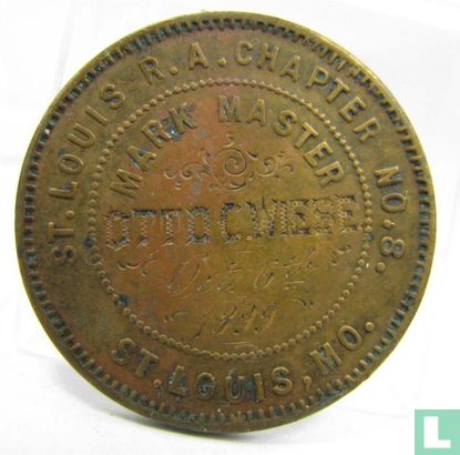USA  Masonic Penny  (St. Louis)  1847 - Bild 1