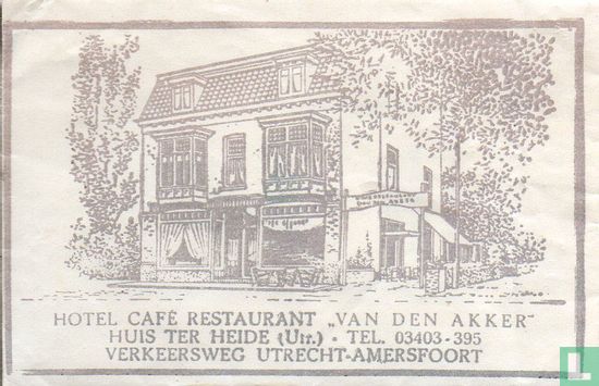 Hotel Café Restaurant "Van den Akker" - Image 1