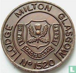 UK  Masonic Penny  (Milton, Glasgow) - Afbeelding 1
