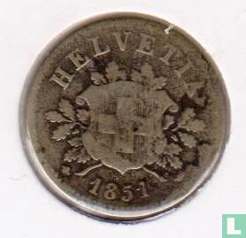 Schweiz 10 Rappen 1851 - Bild 1