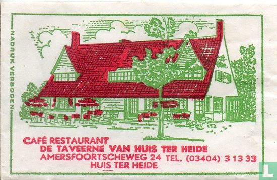 Café Restaurant De Taveerne van Huis ter Heide - Afbeelding 1