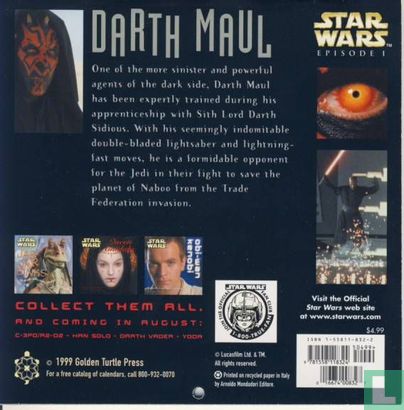 Star Wars Darth Maul Kalender - Afbeelding 2