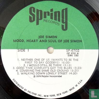Mood, Heart and Soul of Joe Simon - Afbeelding 3
