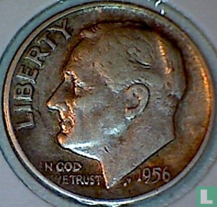 États-Unis 1 dime 1956 (D) - Image 1