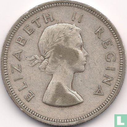 Zuid-Afrika 2½ shillings 1954 - Afbeelding 2