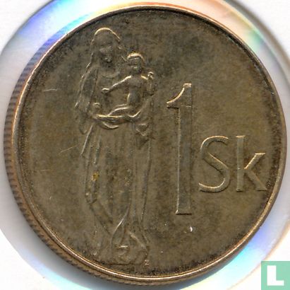 Slovakia 1 koruna 2005 - Image 2