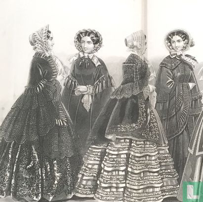Etoffes pour robes et confections nouvelles pour l'hiver de 1852 - Afbeelding 3