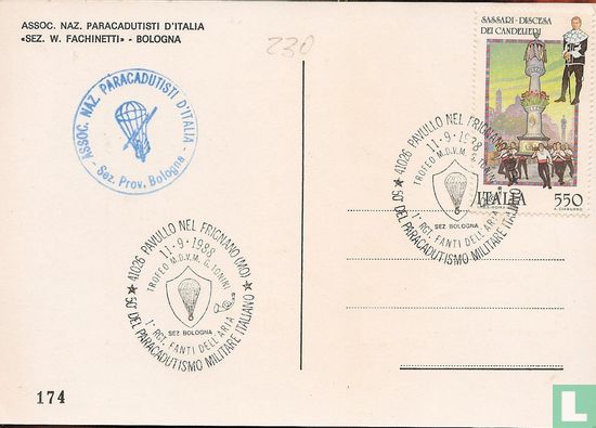 1938 1988 50° del paracadutismo militare italiano - Afbeelding 2