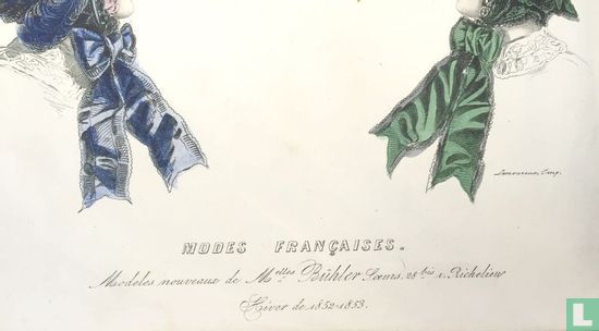 Modèles nouvelles de Mademoiselles Bühler, Hiver de 1852-1853 - Bild 2