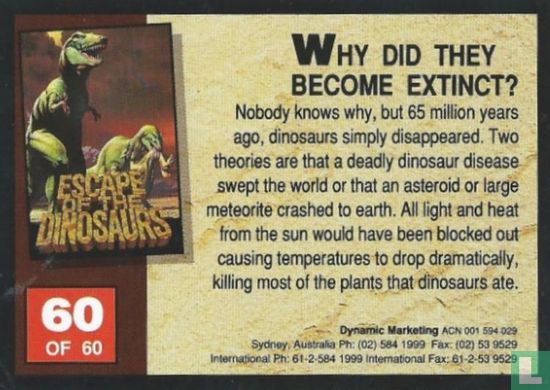 Why did they become extinct? - Afbeelding 2