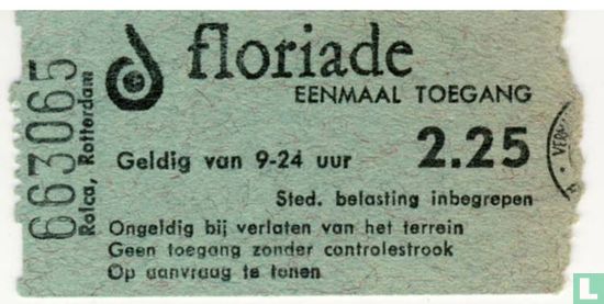 Floriade Rotterdam Toegang Volwassene [9-24 uur]