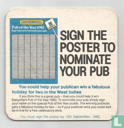 Babycham Pub of the Year 1982 - Bild 2